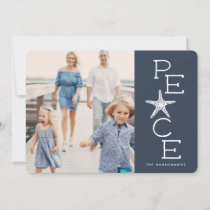Seaside Peace | Holiday Photo Collage Card
