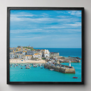 Seaside resort of St. Ives, Cornwall, UK Peel And Stick Photo Tile