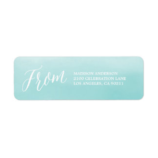 Seaside | Return Address Label