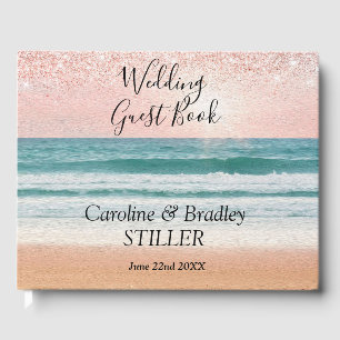 Seaside Romance: Elegant Beach Guest Book