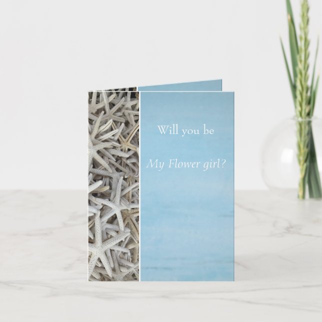 Seaside romance seashell beach wedding design  thank you card (Front)