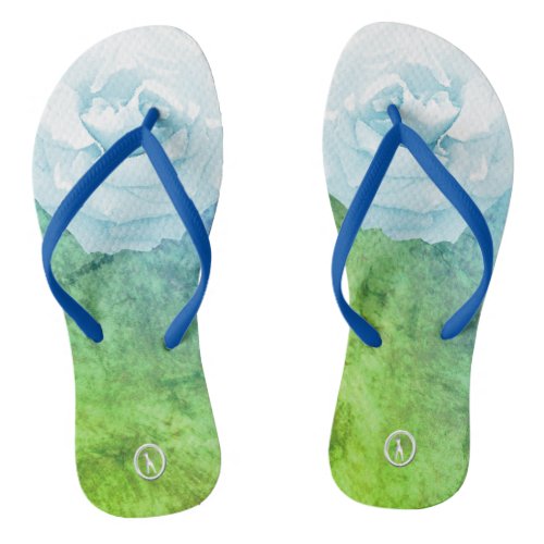 Seaside Rose Flip Flops