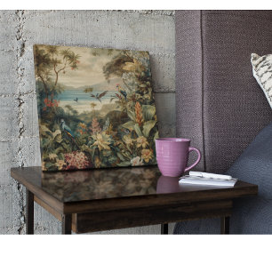 Seaside Sanctuary & Tropical Horizon Vista Metal Print