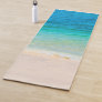 Seaside Sand Sea Waves Design Template Yoga Mat