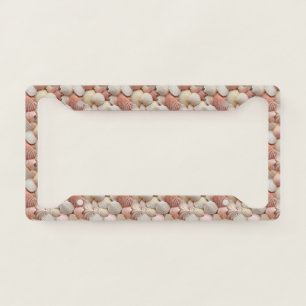 Seaside Seashells License Plate Frame