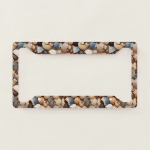 Seaside Seashells License Plate Frame