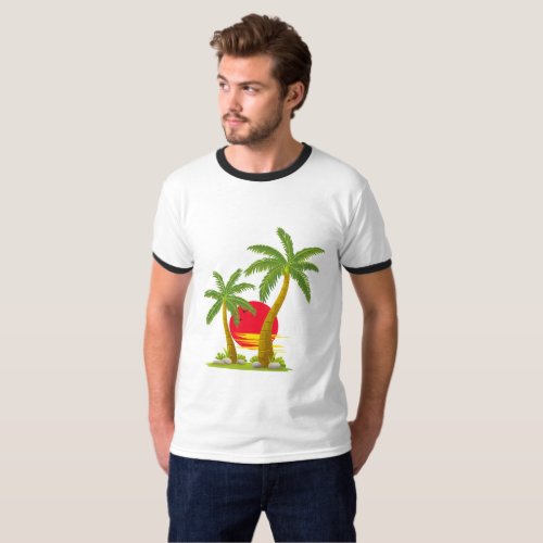 Seaside Serenity Beach_Inspired T_Shirts for Ever
