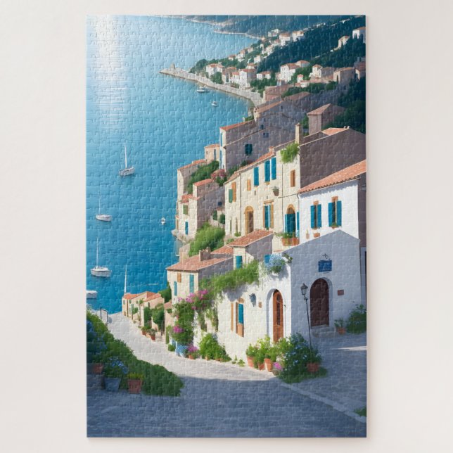 Seaside Serenity Puzzle (Vertical)