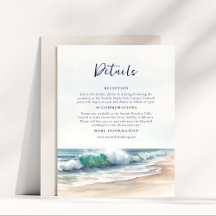 Seaside Serenity Tropical Beach Waves Wedding