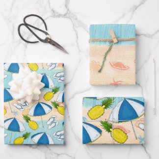 Seaside Serenity Wrapping Paper Sheets
