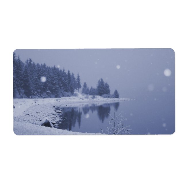 Seaside Snowfall Label (Front)