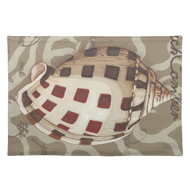 Seaside Sonnet I Cloth Placemat (Front)