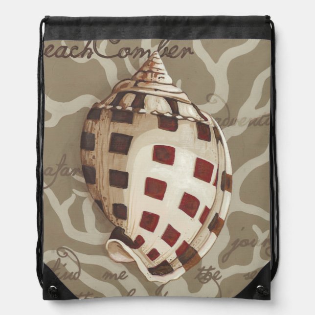 Seaside Sonnet I Drawstring Bag (Front)