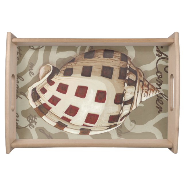 Seaside Sonnet I Serving Tray (Front)