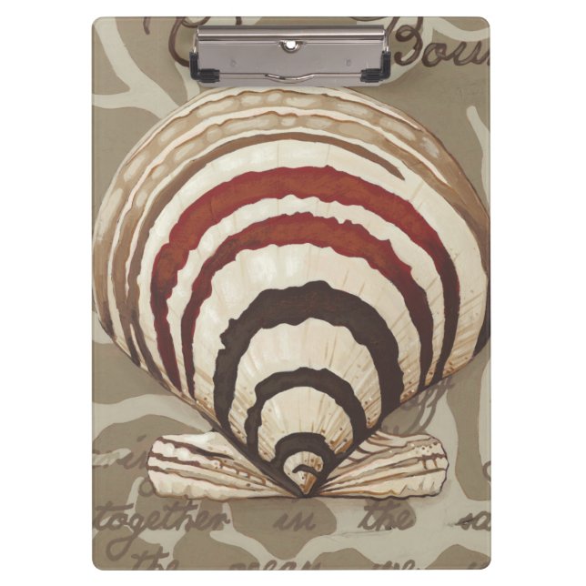 Seaside Sonnet II Clipboard (Front)