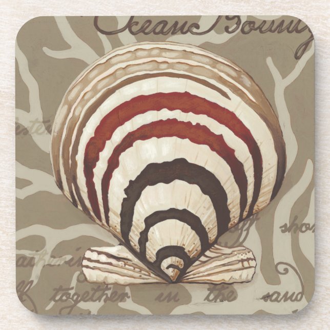 Seaside Sonnet II Drink Coaster (Front)