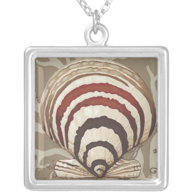 Seaside Sonnet II Silver Plated Necklace (Front)