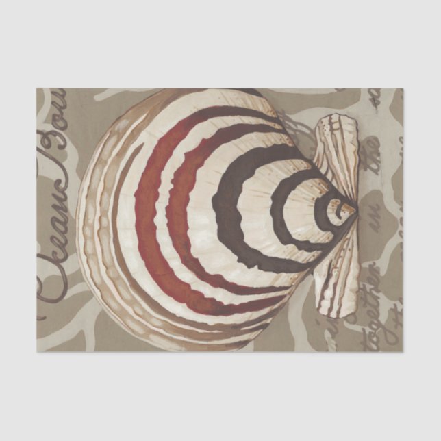 Seaside Sonnet II Tissue Paper (Front)