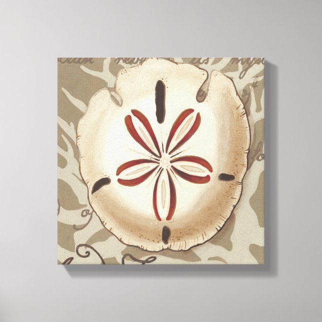 Seaside Sonnet III Canvas Print (Front)