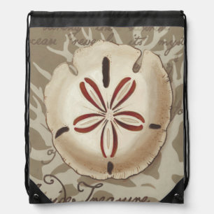 Seaside Sonnet III Drawstring Bag