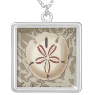 Seaside Sonnet III Silver Plated Necklace