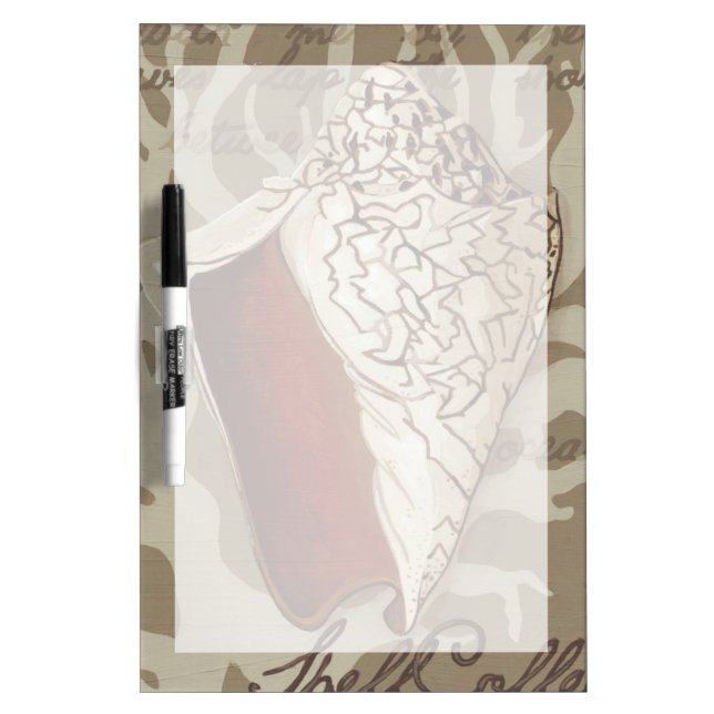 Seaside Sonnet IV Dry Erase Board (Front)