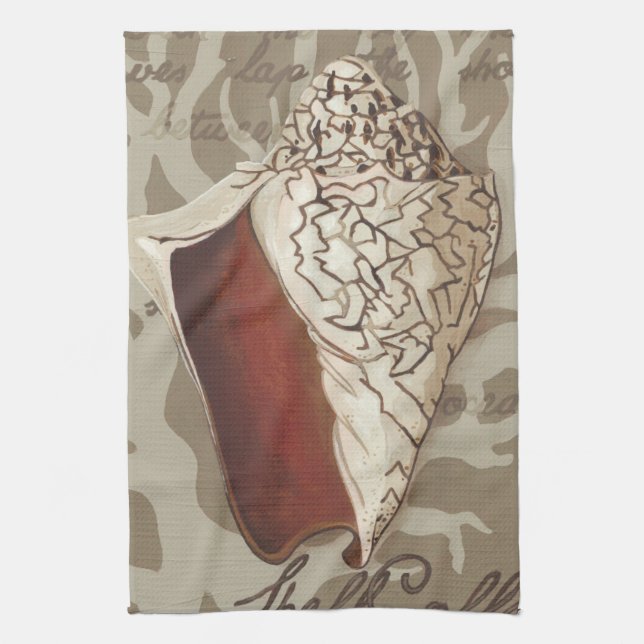 Seaside Sonnet IV Kitchen Towel (Vertical)