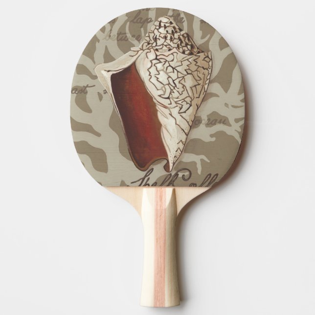 Seaside Sonnet IV Ping-Pong Paddle (Front)