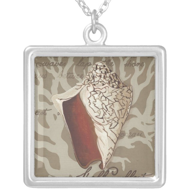 Seaside Sonnet IV Silver Plated Necklace (Front)