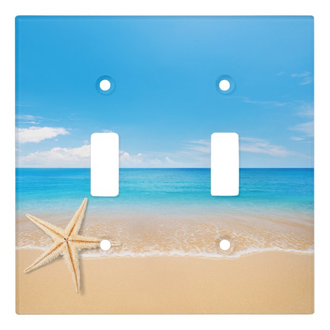Seaside Starfish Double Toggle Cover (Front)