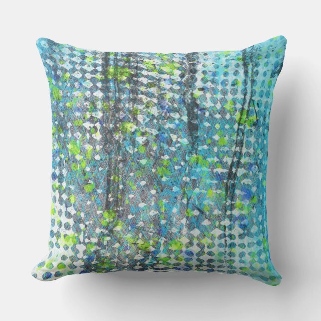 Seaside Storm Outdoor Pillow (Front)