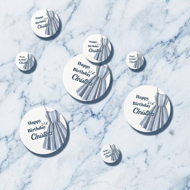 Seaside Stripes Celebration Birthday Confetti (Effortless Party Charm)