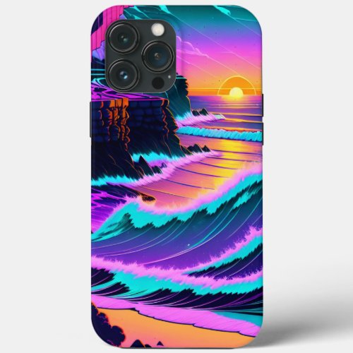 Seaside Sunset iPhone 13 Pro Max Case