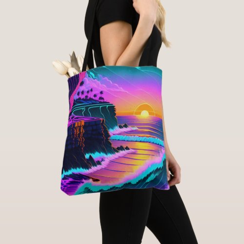 Seaside Sunset Tote Bag