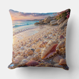 Seaside Throw Pillow