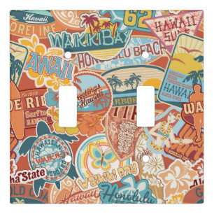 Seaside Vacation Waikiki Bay Hawaii Light Switch Cover