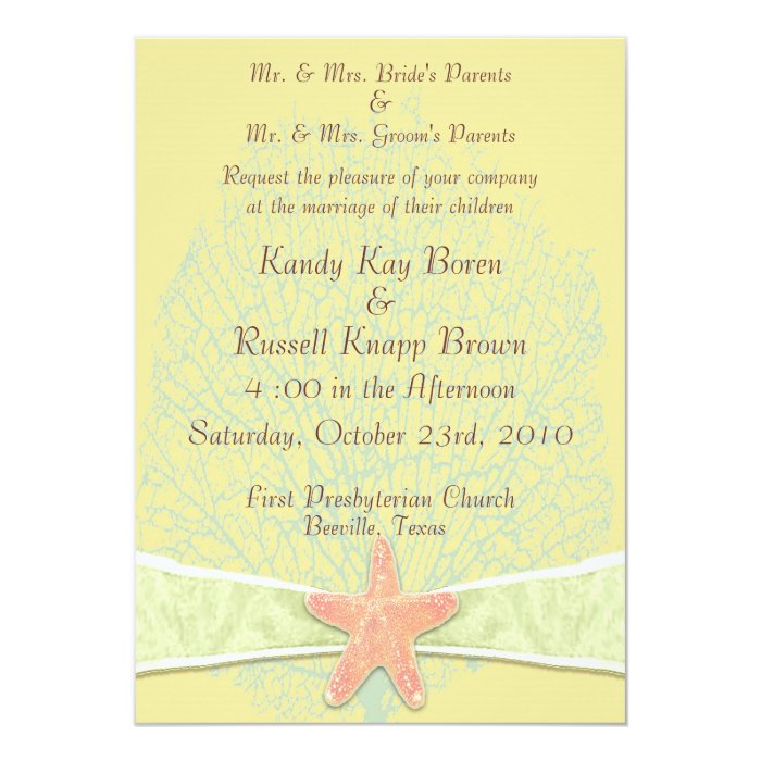 Seaside Wedding Invitation | Zazzle