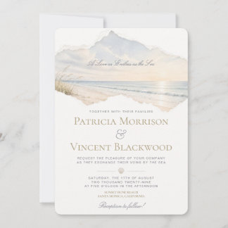 Seaside Wedding Wedding Invitation