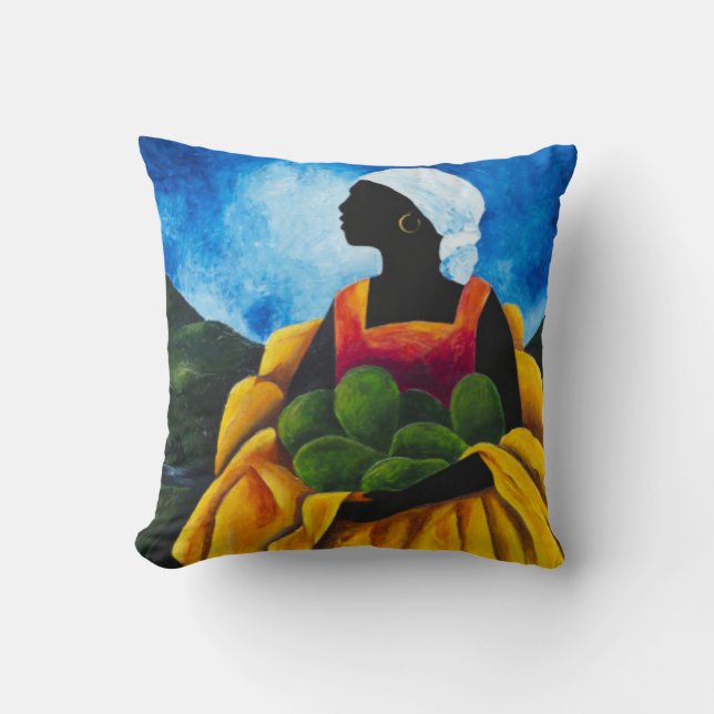 Season Avocado 2011 Throw Pillow (Front)