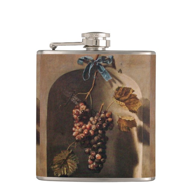 SEASON FRUITS,PROSPERITY/GRAPES,GRAPE VINES,Yellow Flask (Front)