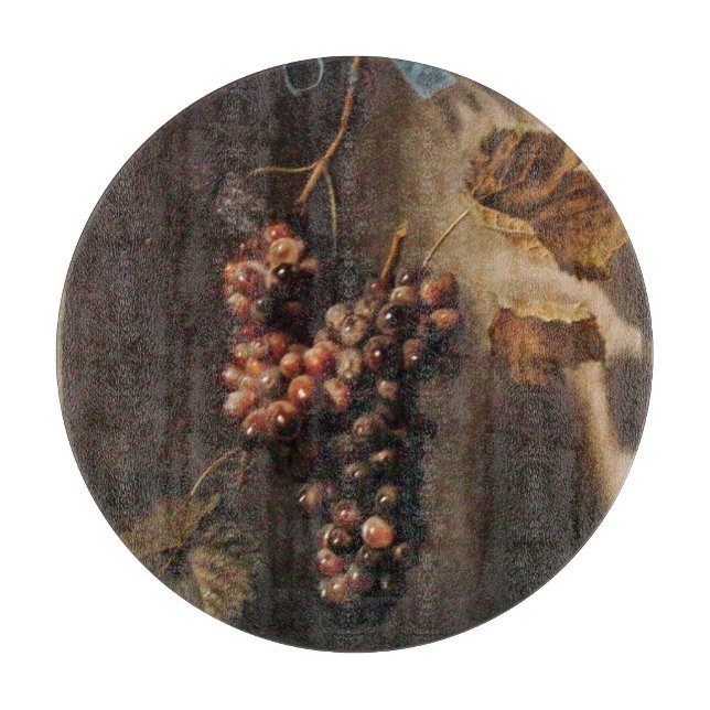 SEASON FRUITS -PROSPERITY/ HANGED GRAPES CUTTING BOARD (Front)