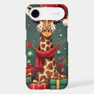 Season Greetings Giraffe iPhone 17 Air Case