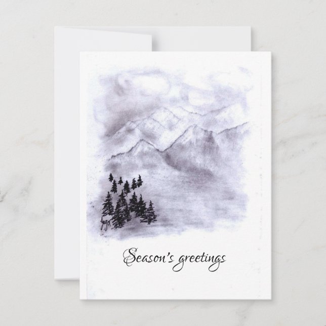 Season greetings holiday card (Front)