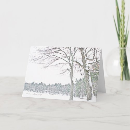 Season Greetings Simple Pleasures Holiday Card