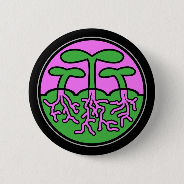 Season Medallion: Spring Button (Front)