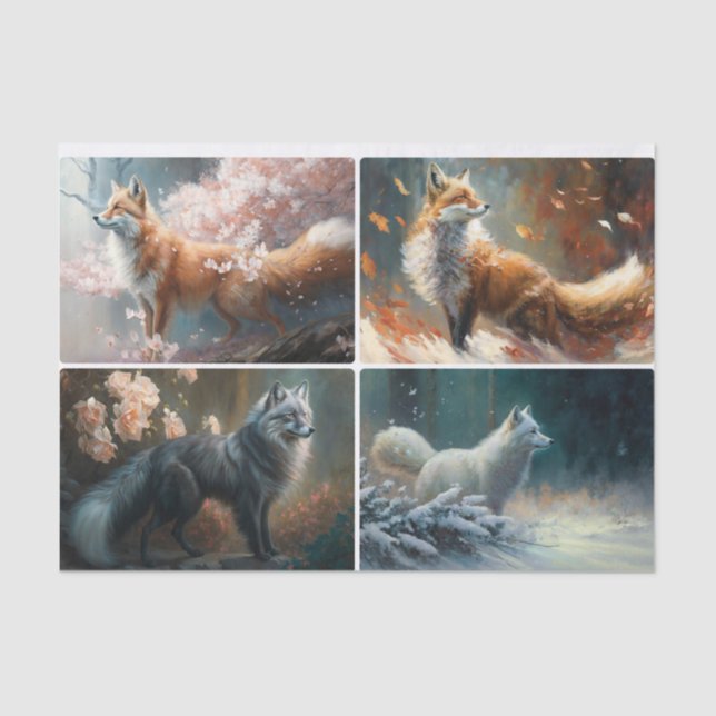 Season of Foxes Tissue Paper (Front)