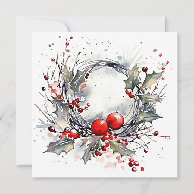 "Season of Hope: Embracing Christmas Blessings" Note Card (Front)