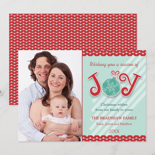 Season of Joy Holiday Photo (Front/Back)