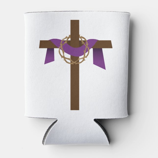 Season Of Lent Cross Can Cooler (Front)