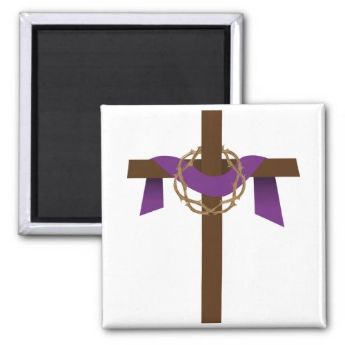 Season Of Lent Cross Magnet